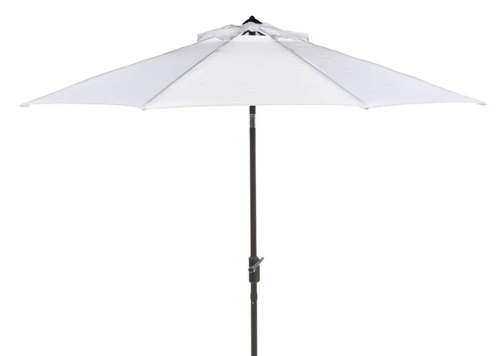 Safavieh - Herla 11Ft Auto Tilt Umbrella - White - PAT8101F veiw 1