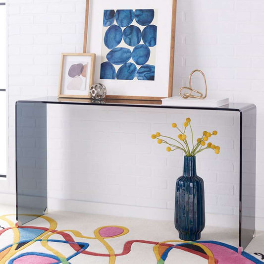 Safavieh - Huck Tempered Glass Console - Clear - Grey - CNS7301A veiw 2