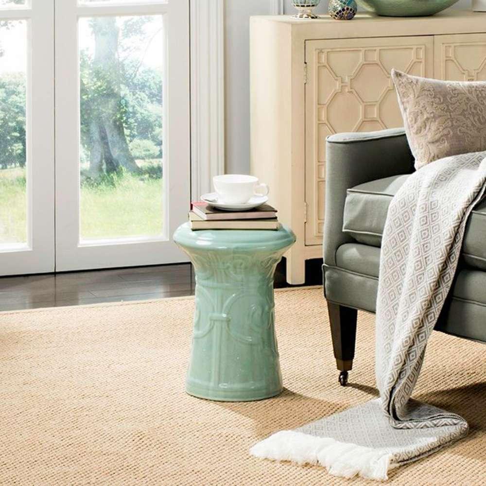 Safavieh - Imperial Garden Stool - Light Aqua - ACS4521C veiw 1