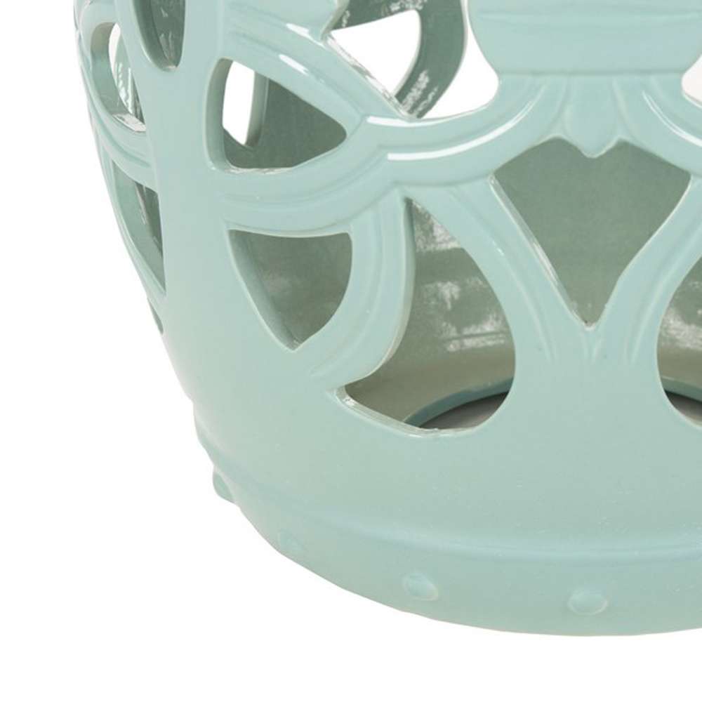 Safavieh - Imperial Vine Garden Stool - Light Blue - ACS4539C veiw 2