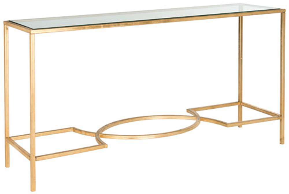 Safavieh - Inga Console - Gold - Clear - FOX2542A veiw 3