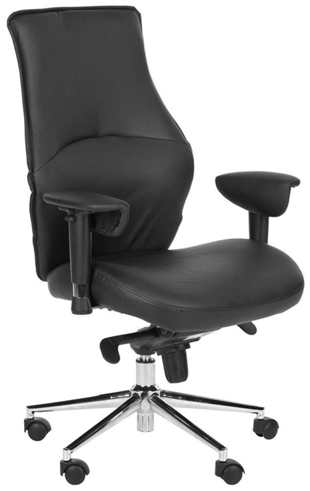 Safavieh - Irving Desk Chair - Black - FOX8505A veiw 3