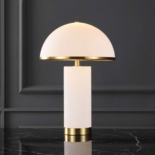Safavieh - Couture - Izabel Alabaster Table Lamp - Gold - White - CTL1063A veiw 2