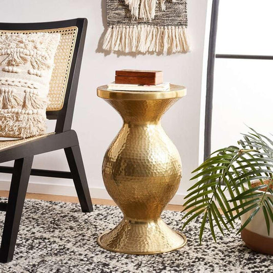 Safavieh - Janus Hammered Stool - Gold - FOX5522A veiw 2