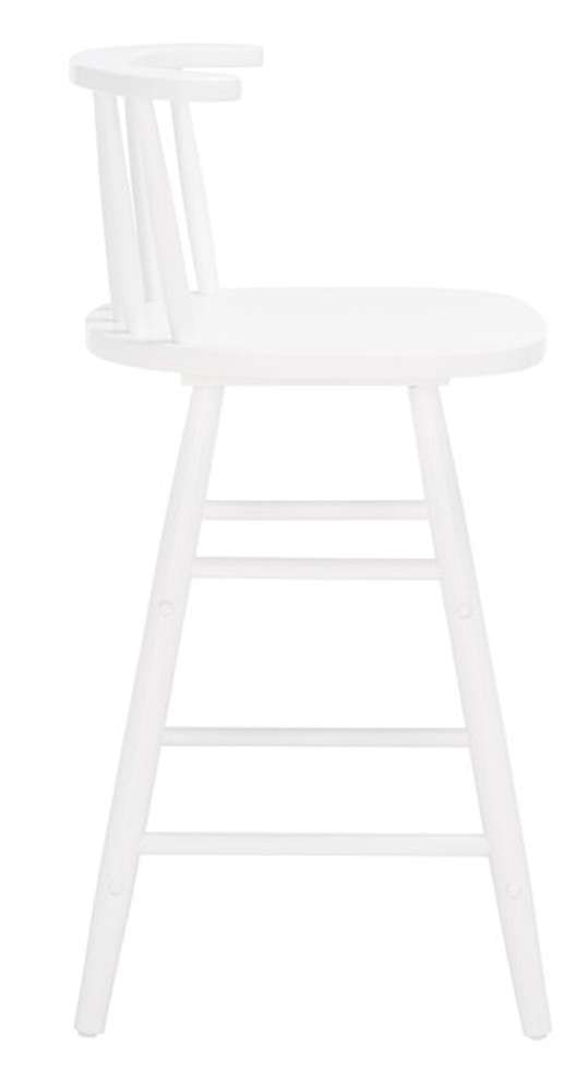Safavieh - Jay Wood Counter Stool - White - BST1403C veiw 3