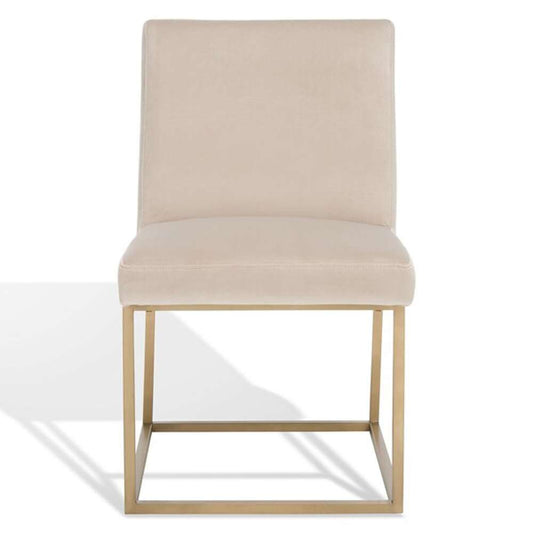 Safavieh - Couture - Jenette Dining Chair - Taupe - Gold - KNT7042G veiw 2