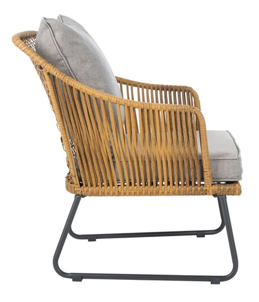 Safavieh - Jensen 3Pc Lounge Set - Natural - Grey - PAT9008A veiw 4