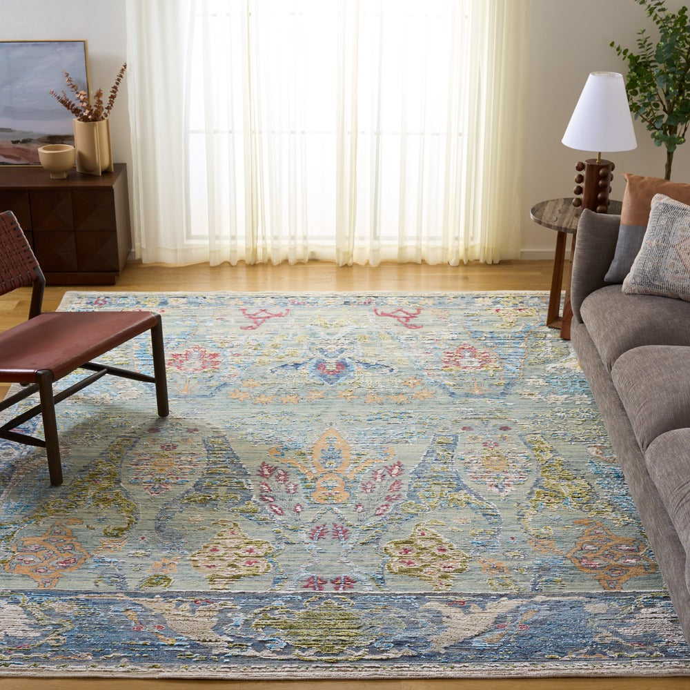 Safavieh - Jewel Of India 201L Blue Beige - 8" X 10" - JWL201L-8 view 2