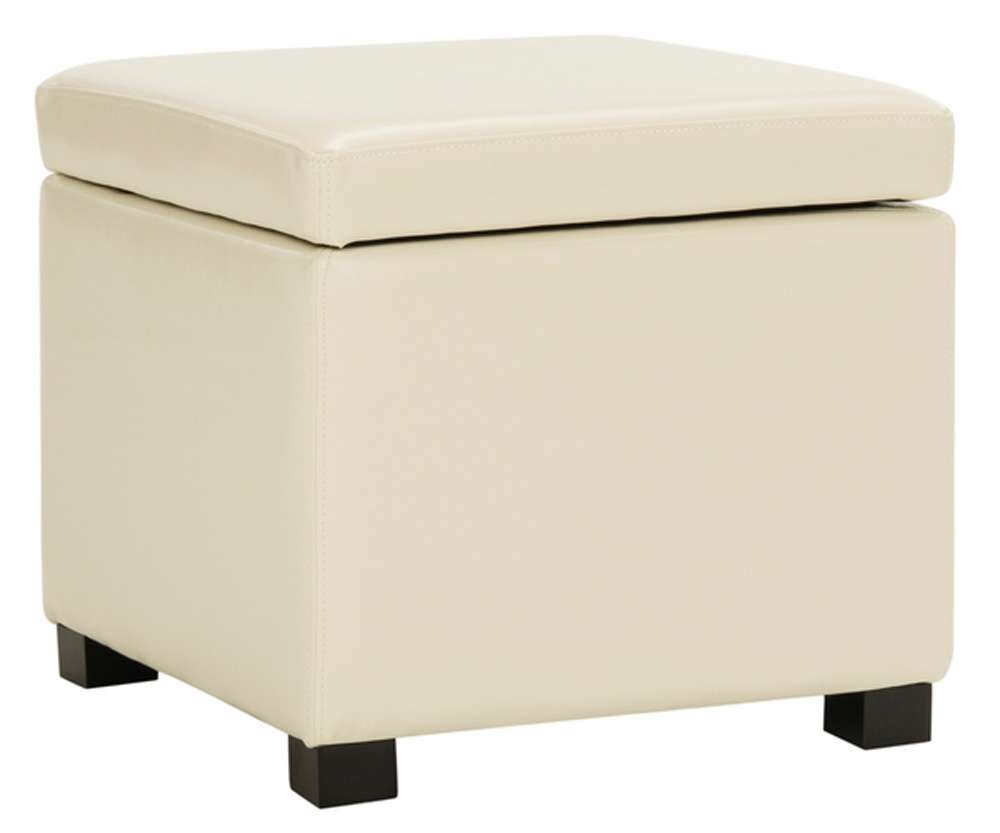 Safavieh - Jonathan Ottoman - Flat Cream - HUD4007D veiw 3