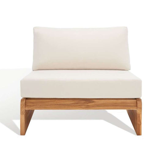 Safavieh - Couture - Julianne Teak Patio Chair - Natural - Beige - CPT1031A veiw 2