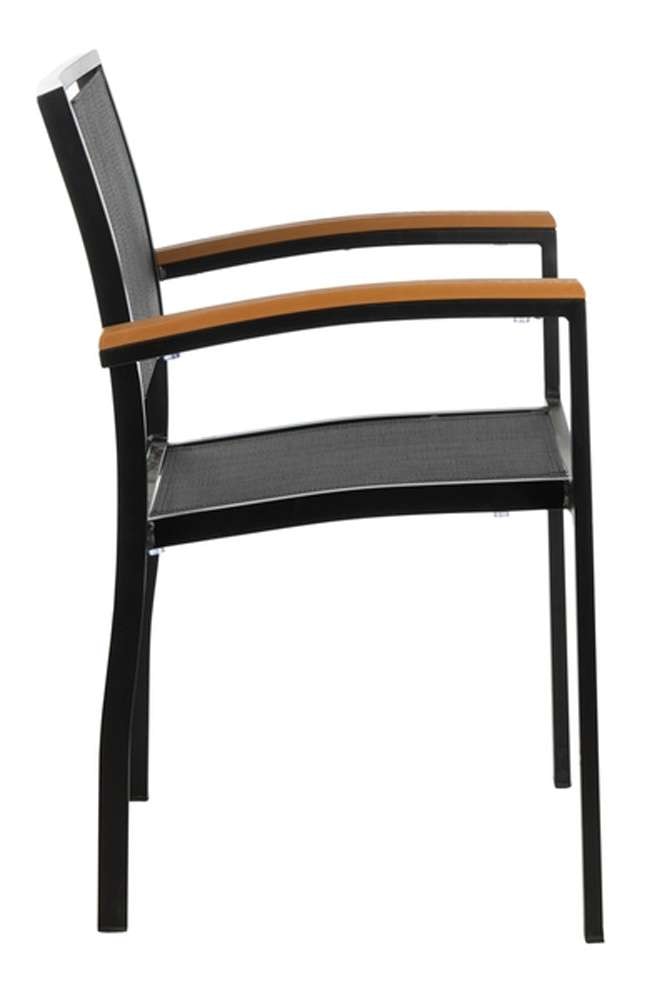 Safavieh - Kaelan Chair - Black - Brown (Set of 2) - PAT4030A-SET2 veiw 4