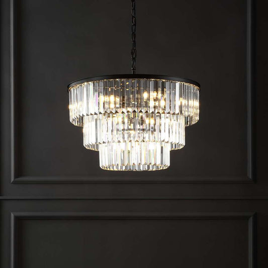 Safavieh - Couture - Karissa 3 Tier Chandelier - Black - CTL1006A veiw 2