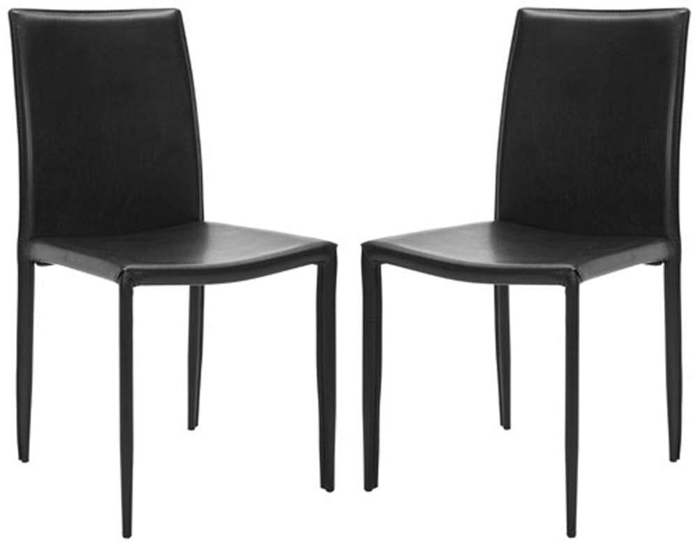 Safavieh - Karna Kd Side Chair - Black (Set of 2) - FOX2009B-SET2 veiw 1
