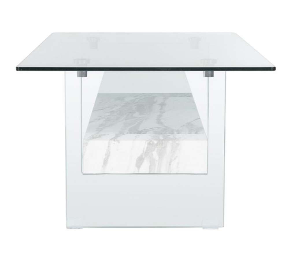 Safavieh - Kayley Coffee Table - Glass - White - COF7004E veiw 4