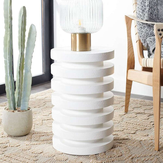 Safavieh - Kaysar Accent Table - White - ACC9706C veiw 2
