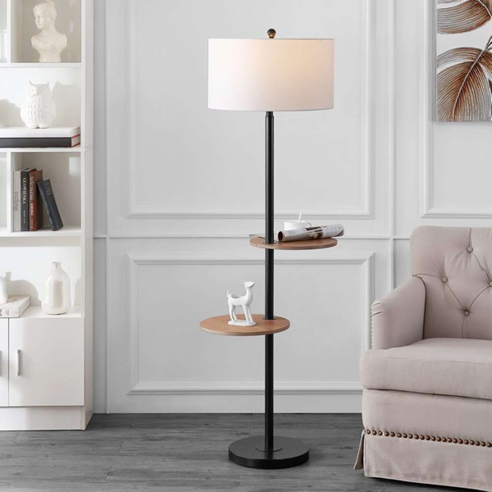 Safavieh - Kelsen Floor Lamp - Black - FLL4076A veiw 2