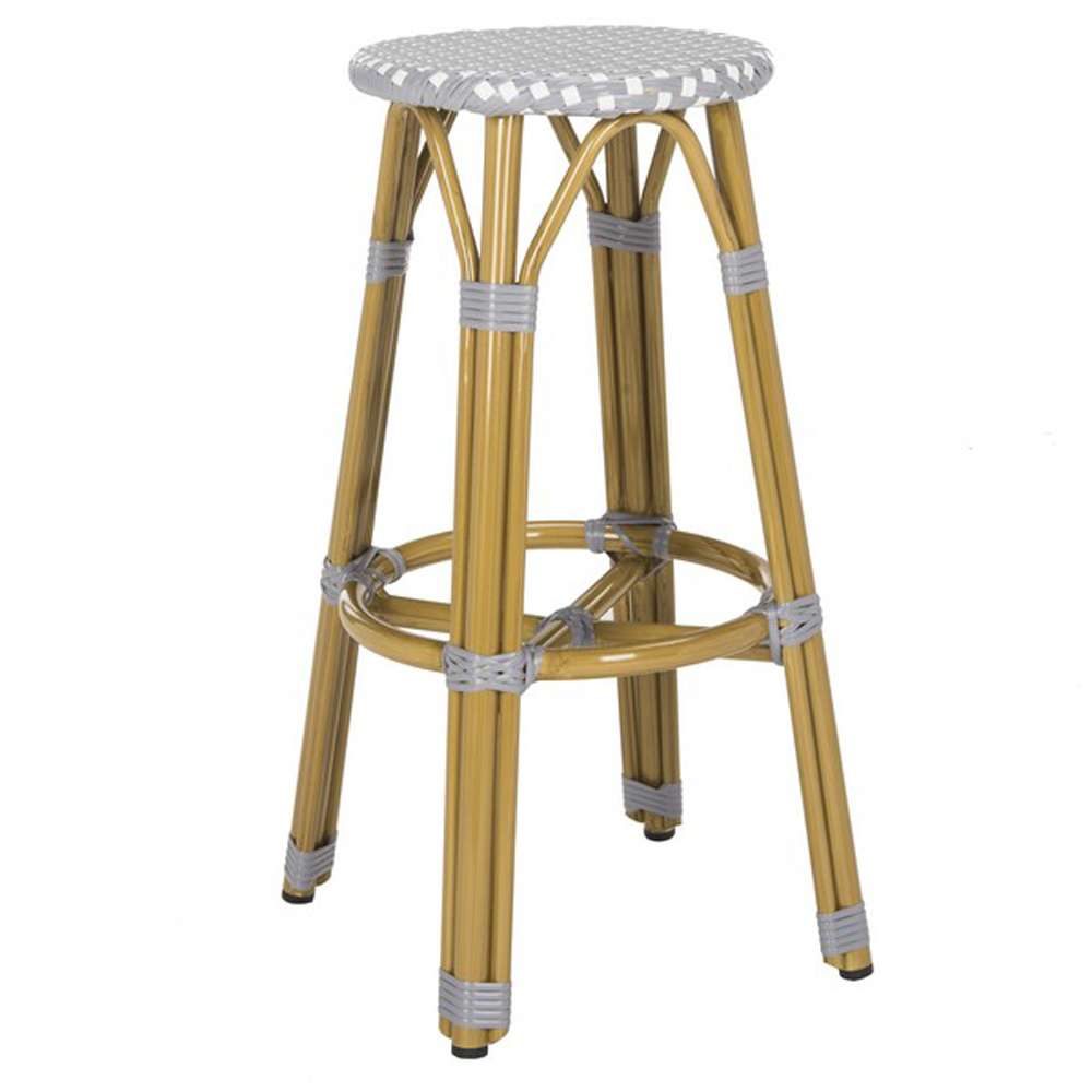 Safavieh - Kelsey Counter Stool - Grey - White - PAT4018B veiw 3