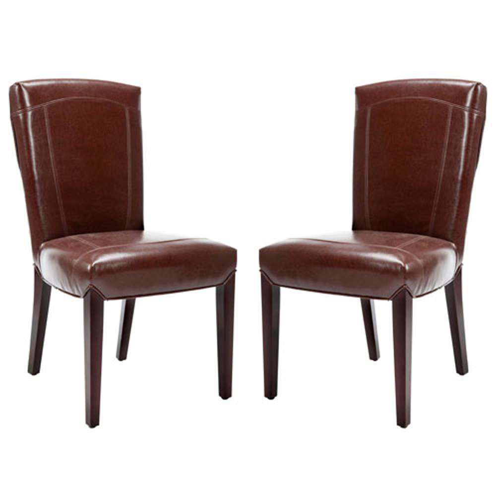 Safavieh - Ken Side Chair - Brown (Set of 2) - HUD8200A-SET2 veiw 1