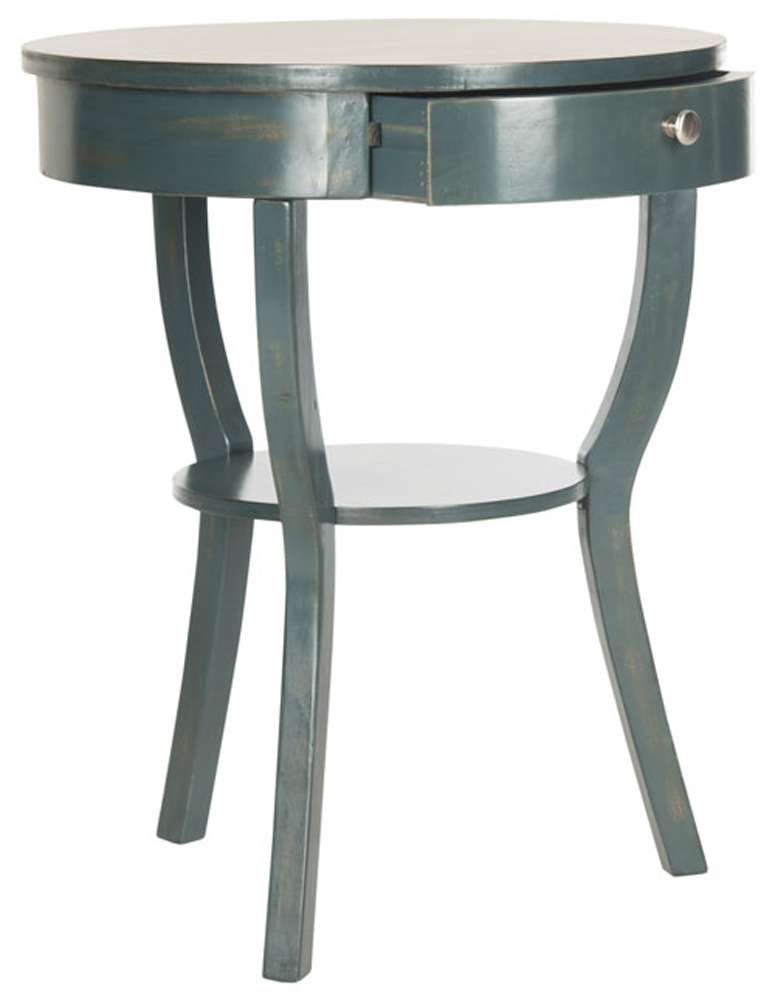 Safavieh - Kendra End Table - Dark Teal - AMH6620B veiw 3