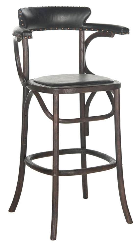 Safavieh - Kenny Barstool - Antique Black - MCR4687A veiw 3