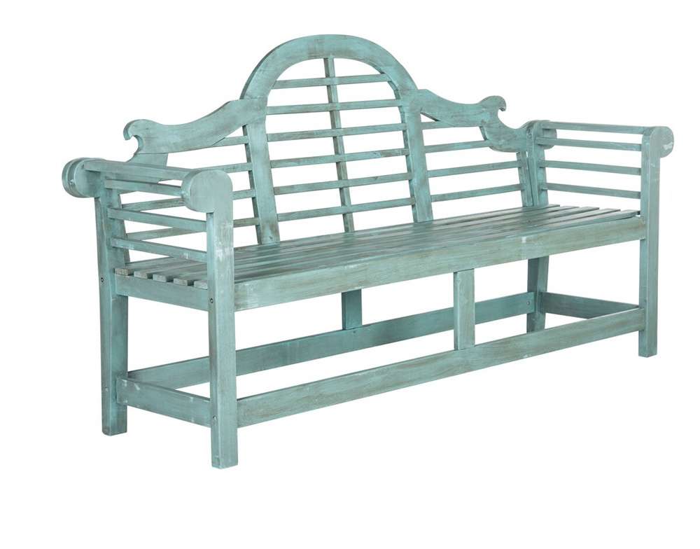 Safavieh - Khara Bench - Beach House Blu - PAT6705C veiw 1