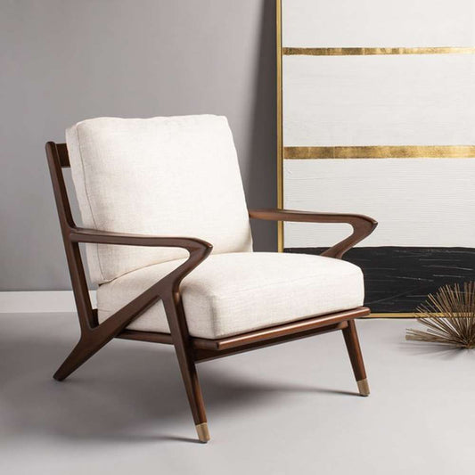 Safavieh - Couture - Killian Mid-Century Chair - Cream - SFV9015A veiw 2