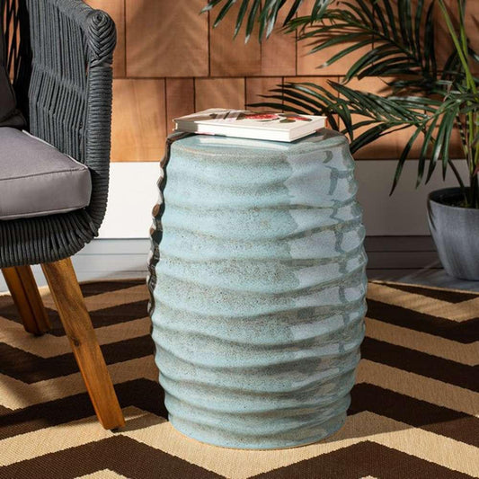 Safavieh - Kita Garden Stool - Blue - ACS4575B veiw 2