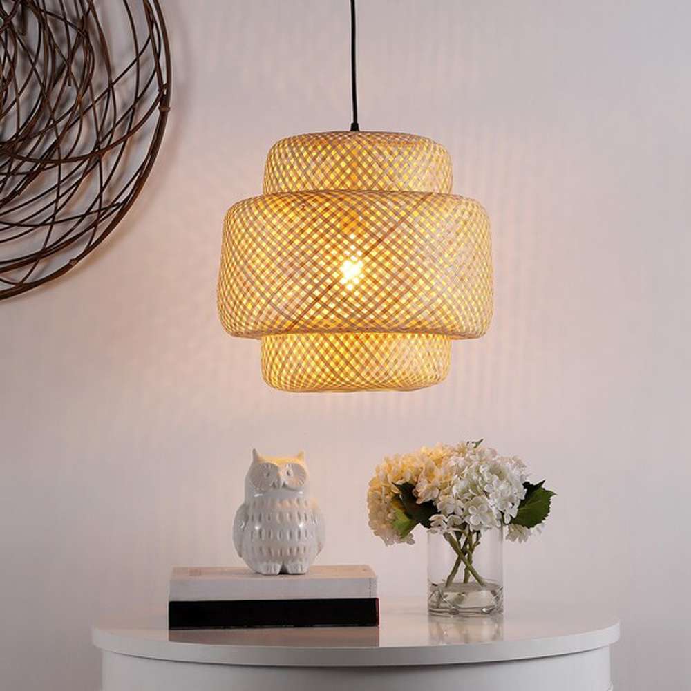 Safavieh - Klara 16.5 Inch Pendant - Natural - PND4128A veiw 2