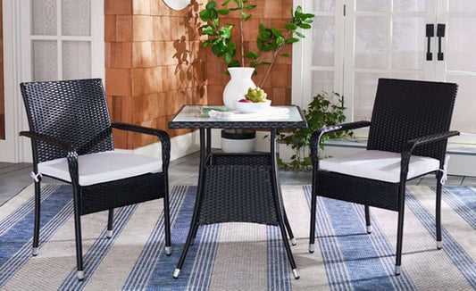 Safavieh - Laban Bistro Set - Black - White - PAT7718A veiw 2