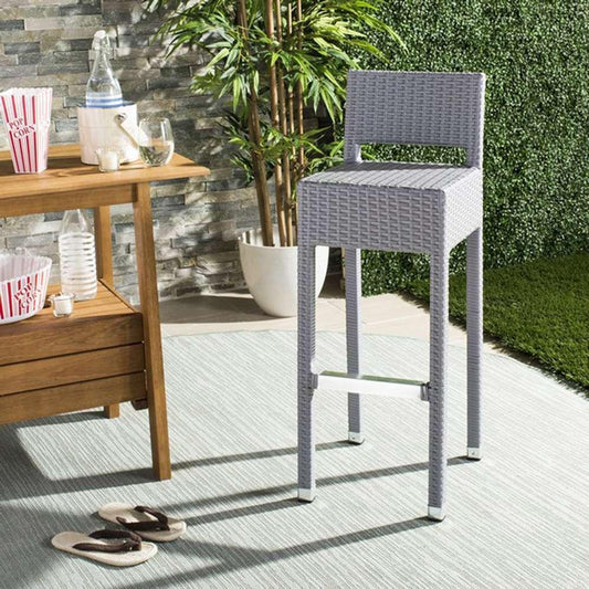 Safavieh - Landry Barstool - Grey - FOX5212D veiw 2