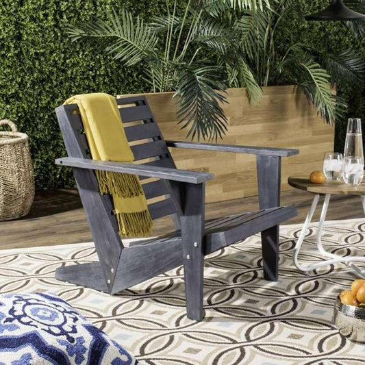 Safavieh - Lanty Adirondack Chair - Dark Slate Gray - PAT6746B veiw 2