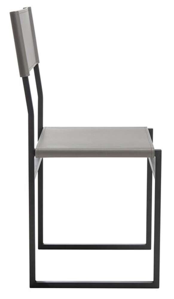 Safavieh - Layne Dining Chair - Grey - Black (Set of 2) - DCH3003B-SET2 veiw 4