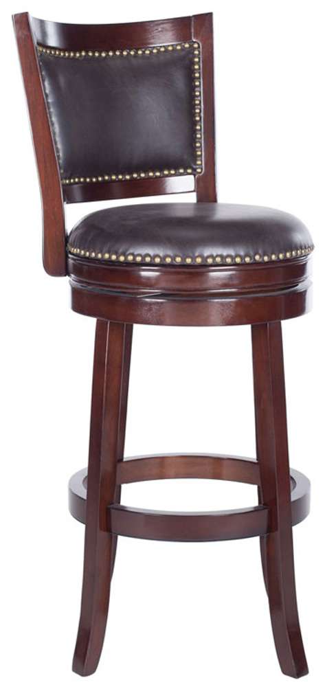 Safavieh - Lazzaro Barstool - Brown - FOX7012A veiw 3