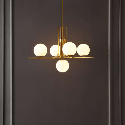 Safavieh - Lenore 5 Lt 29.75in Chandelier - Gold - CHA4061A veiw 2