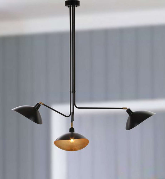 Safavieh - Lewis Metal Pendant Lamp - Black - LIT4461A veiw 2