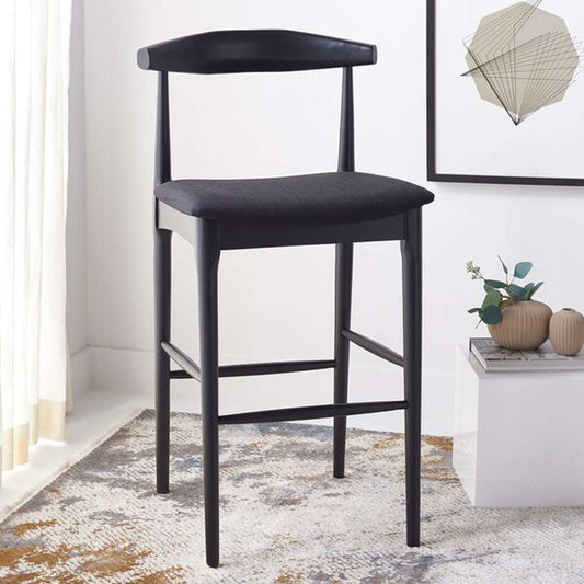 Safavieh - Lionel Retro Barstool - Black - BST1503B veiw 2