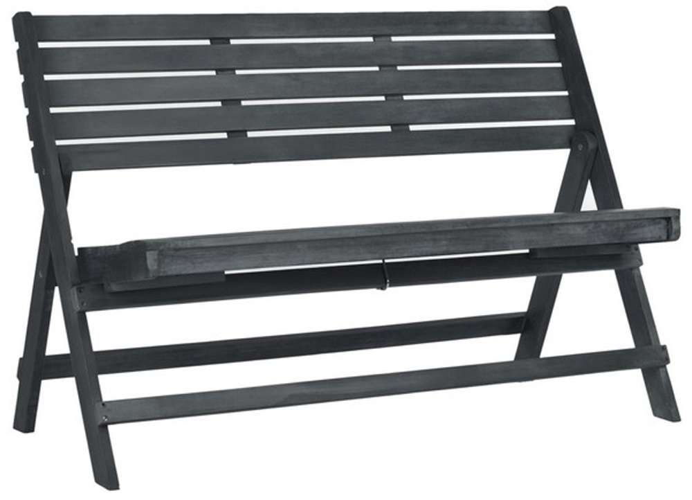 Safavieh - Luca Folding Bench - Dark Slate Gray - FOX6705K veiw 3