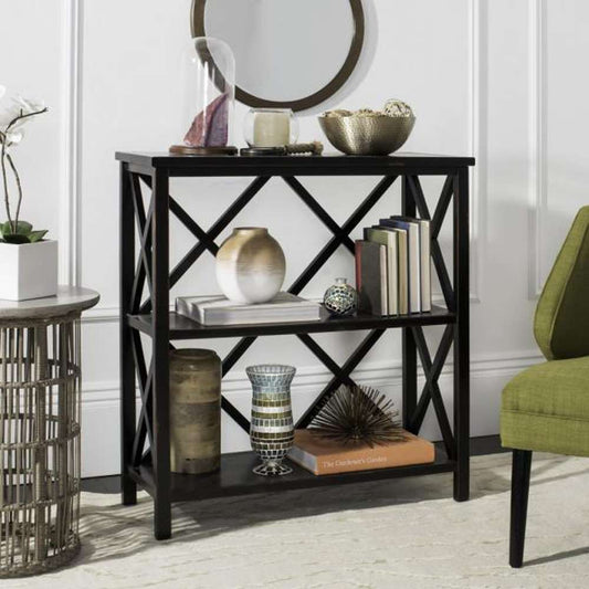 Safavieh - Lucas Low Etagere - Distressed - Black - AMH6501A veiw 2