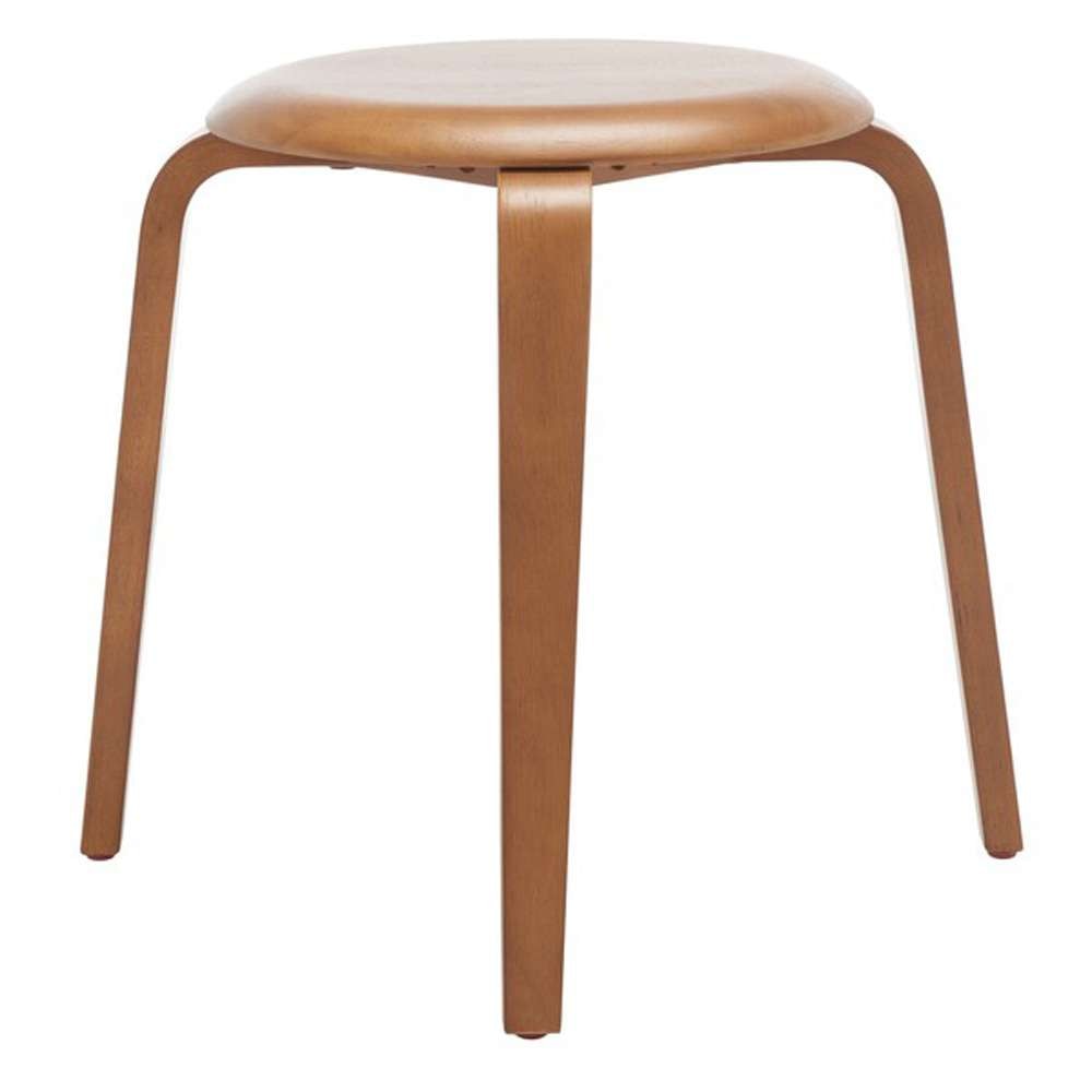 Safavieh - Luella Stackable Stool - Walnut - STL1000B veiw 4