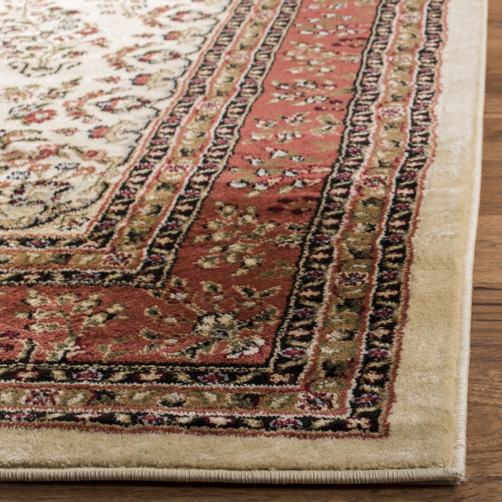 Safavieh - Lyndhurst Sarouk 331R Ivory Rust - 6" X 6" - LNH331R-6SQ view 2