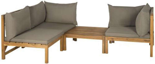 Safavieh - Lynwood Outdoor Sectional - Natural - Taupe - PAT6713B veiw 2