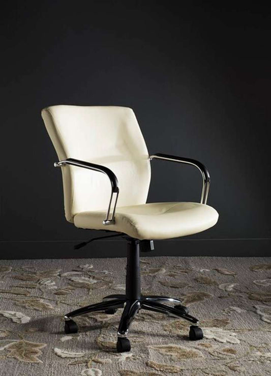 Safavieh - Lysette Desk Chair - Creme - FOX8500A veiw 2