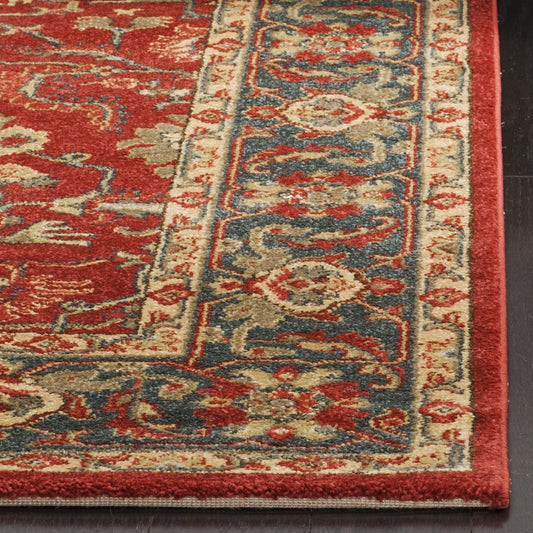 Safavieh - Mahal 693F Red Navy - 3" X 3" - MAH693F-3SQ view 2