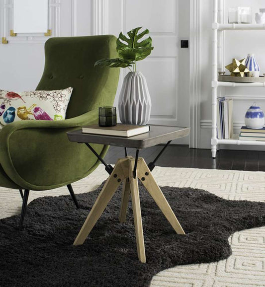 Safavieh - Marcio In/Outdoor Side Table - Dark Grey - VNN1024A veiw 2