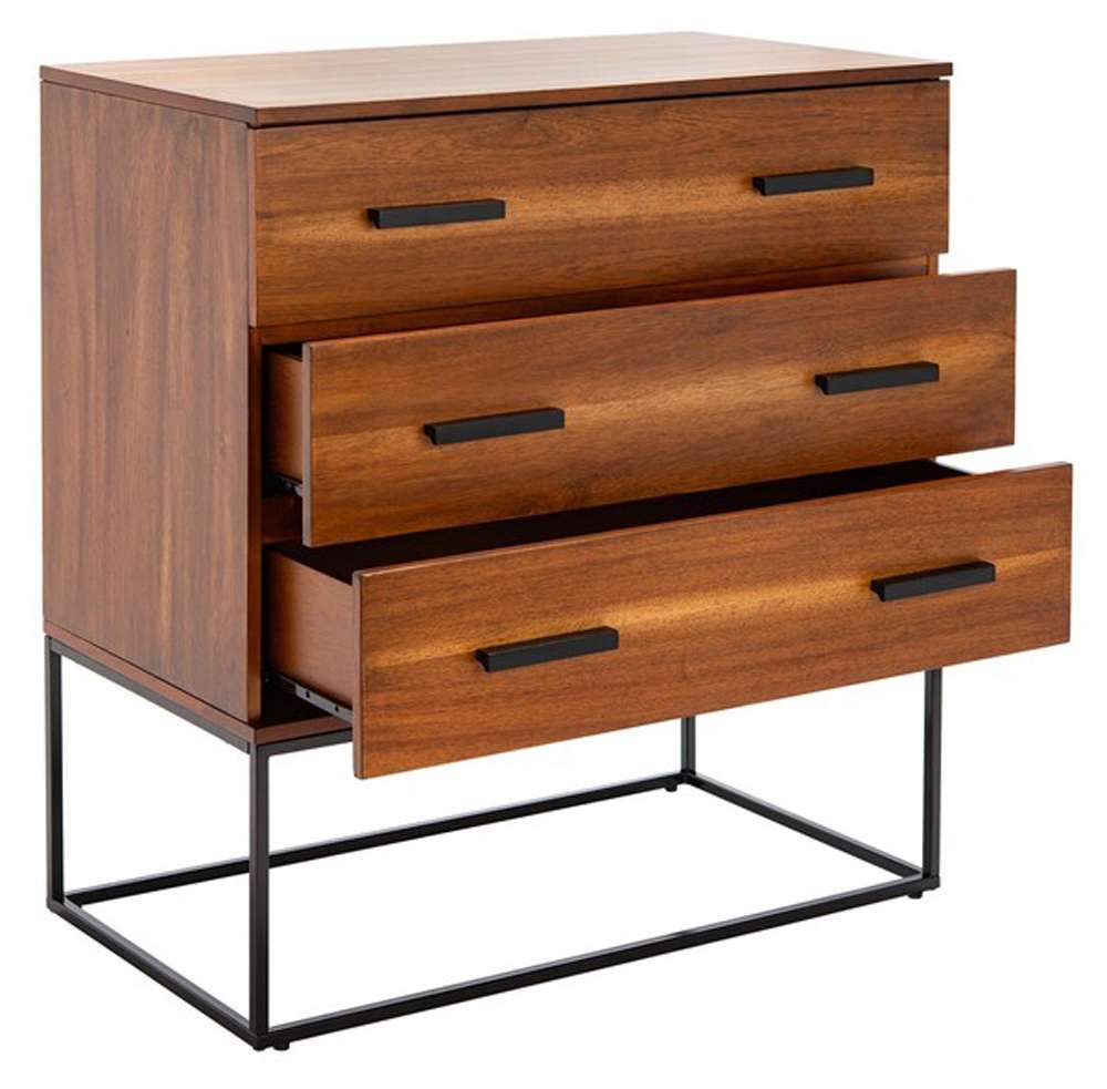 Safavieh - Marquise 3 Drawer Chest - Brown - CHS5002A veiw 3