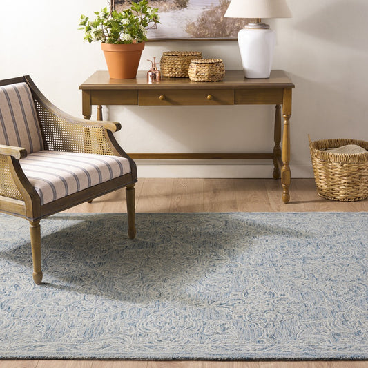 Safavieh - Martha Stewart 3859M Blue Ivory - 5" X 8" - MSR3859M-5 view 2
