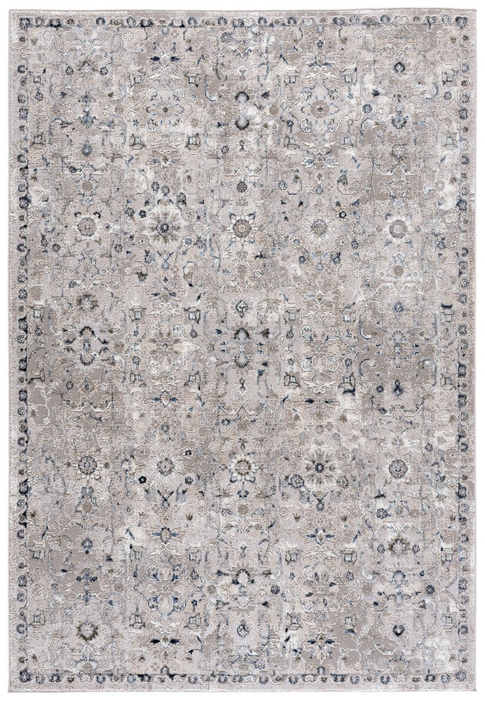 Safavieh - Martha Stewart Liora 980A Ivory / Light Blue - 6" X 9" - MSR980A-6 view 1