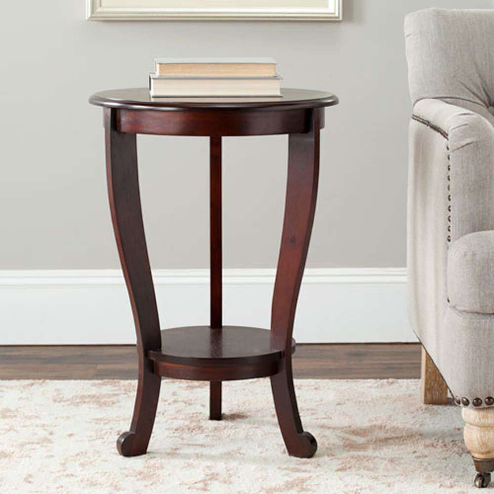 Safavieh - Mary Pedestal Table - Dark Cherry - AMH5711D view 2