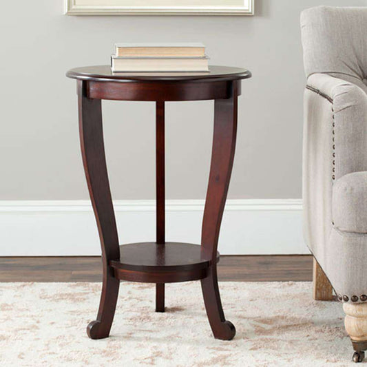 Safavieh - Mary Pedestal Table - Dark Cherry - AMH5711D view 2