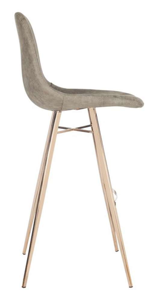 Safavieh - Mathison Barstool - Taupe - Copper - FOX3011B veiw 4